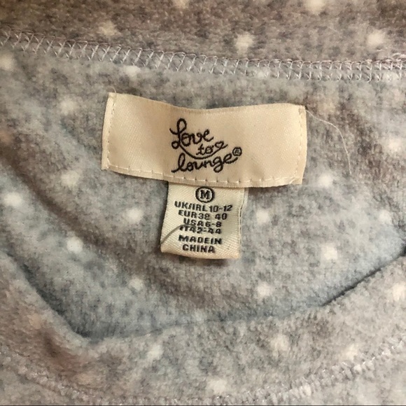 Grey & White Polka Dot Heart Winter Pajama Set - Picture 5 of 10